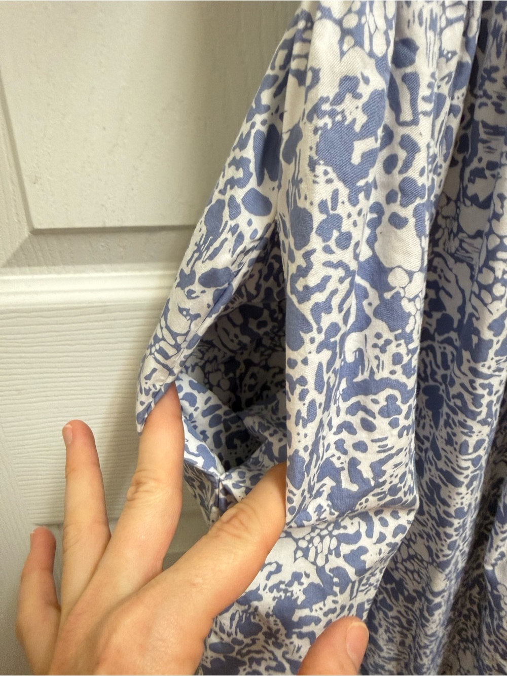 O.P.T Blue Spotted Maxi Nap Dress - Picture 8 of 14